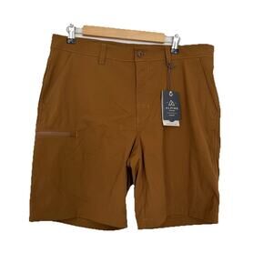 Alpine Design Shorts Men's Size 36 Trailhead Tech Bronzed Topaz Outdoor Hiking